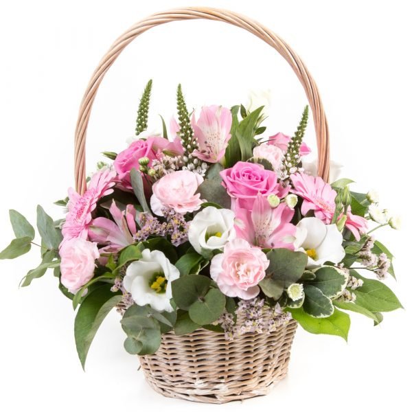 pink and white basket R400 S R600 M R800 L